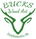 Bucks Wood Art - Full Logo - Green